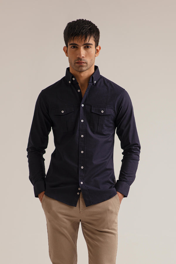 BLUE BUTTON DOWN SHIRT
