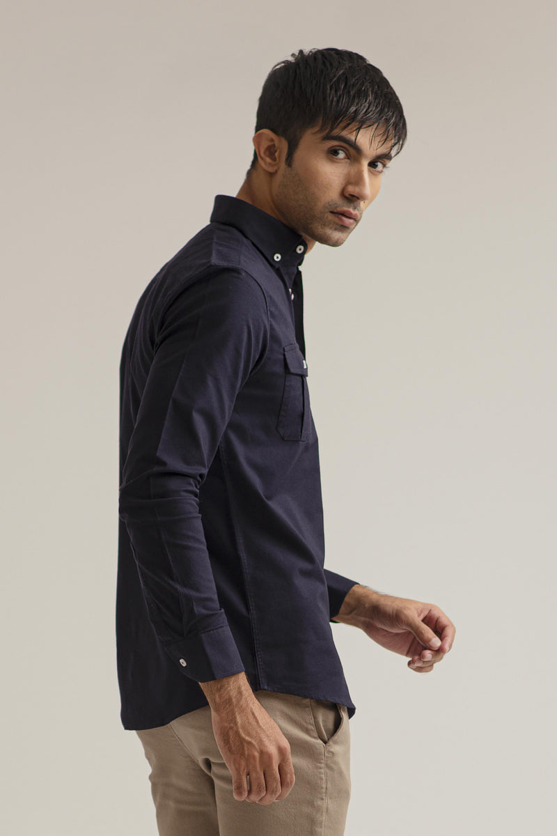 BLUE BUTTON DOWN SHIRT