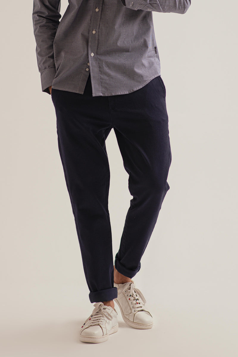 BLUE COTTON PANTS