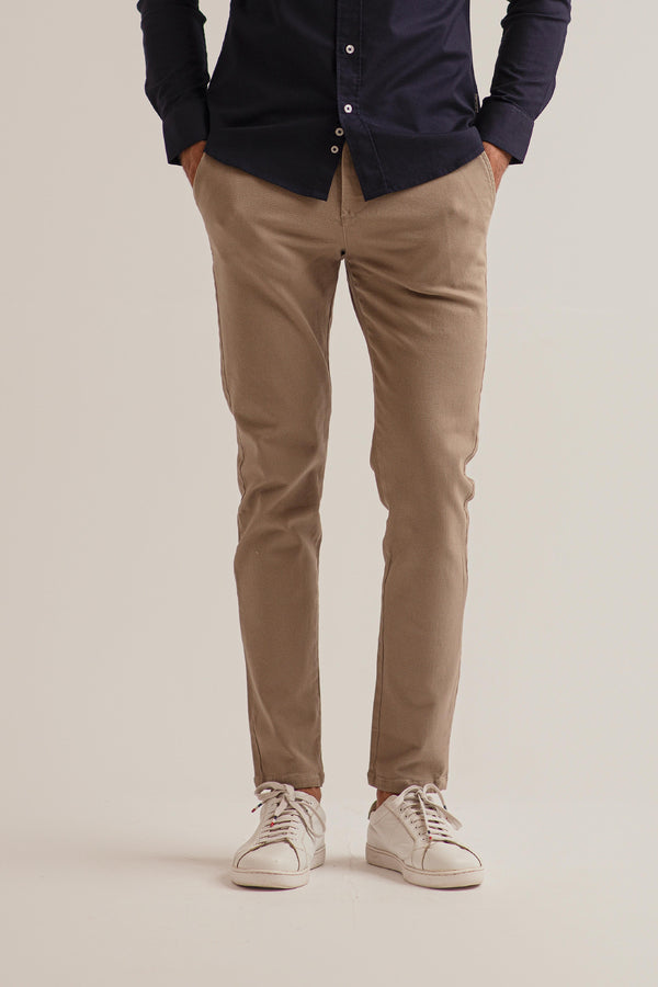 BEIGE COTTON PANTS