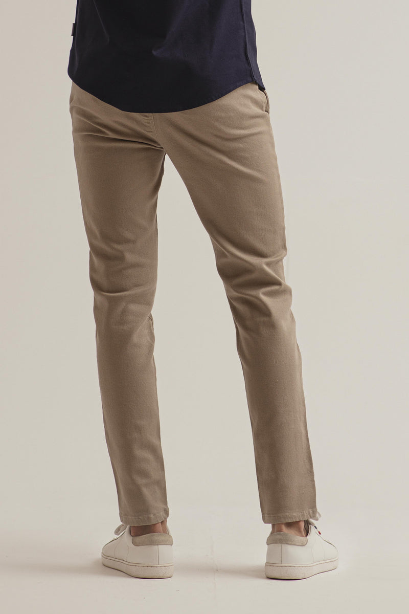BEIGE COTTON PANTS