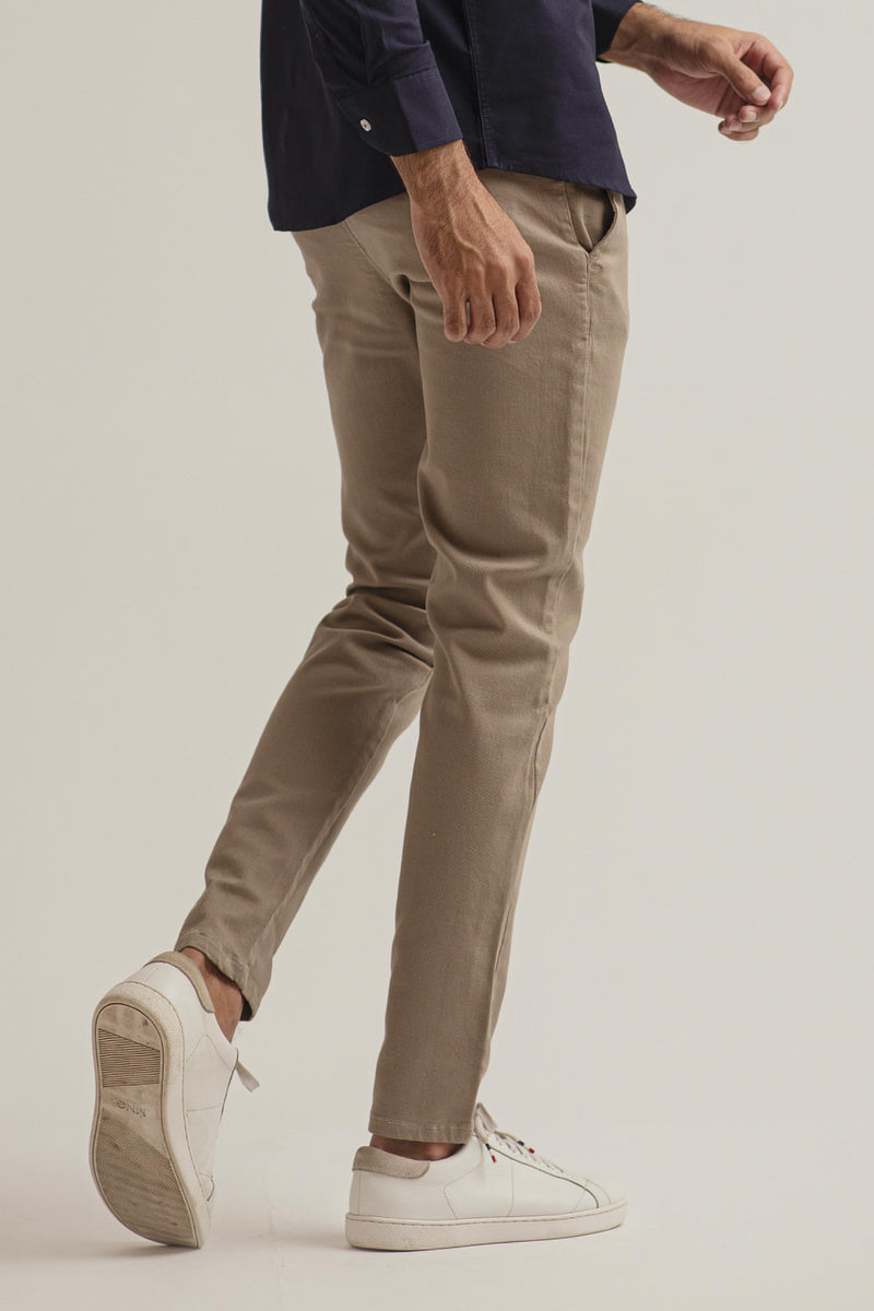 BEIGE COTTON PANTS
