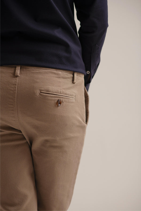 BEIGE COTTON PANTS