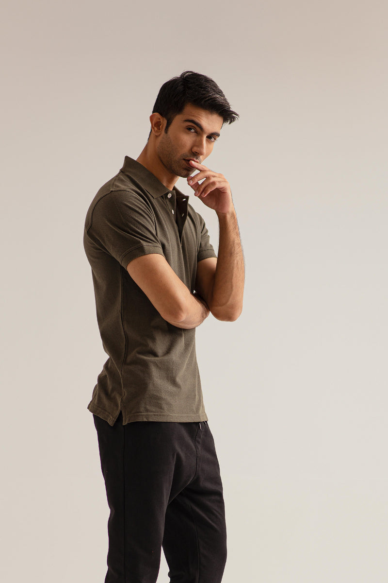 GREEN POLO SHIRT