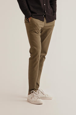 GREEN COTTON PANTS