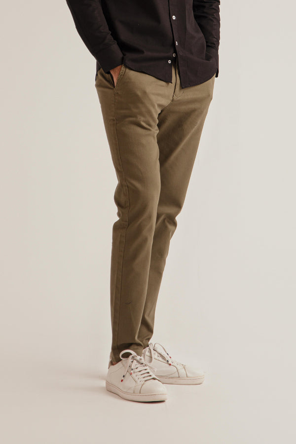 GREEN COTTON PANTS