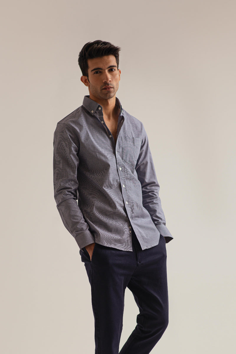BLUE CHECK SHIRT