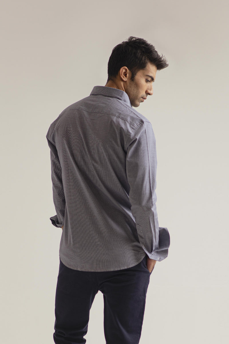 BLUE CHECK SHIRT