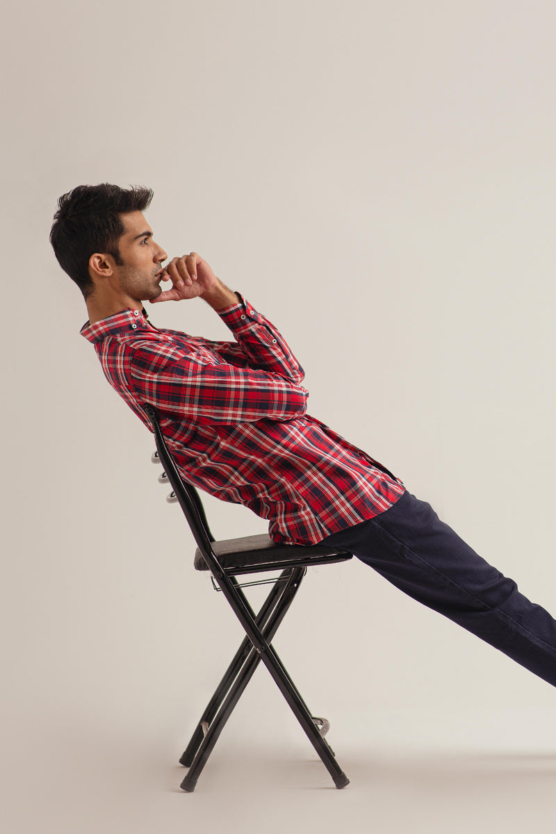 RED CHECK SHIRT