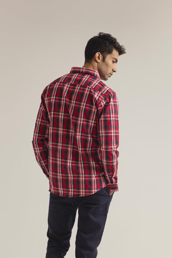 RED CHECK SHIRT