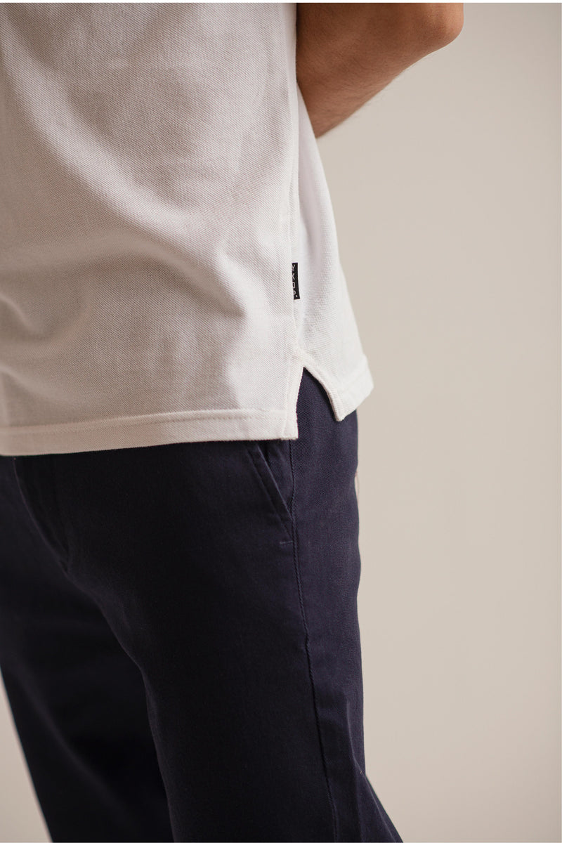 WHITE POLO SHIRT